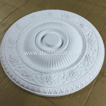 Ceiling Medallion with Rose Design
